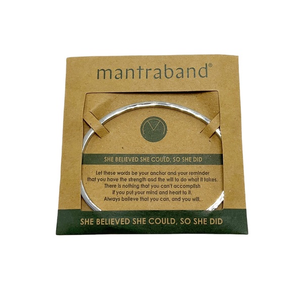 MantraBand She Believed She Could So She Did Bangle - Picture 3 of 7